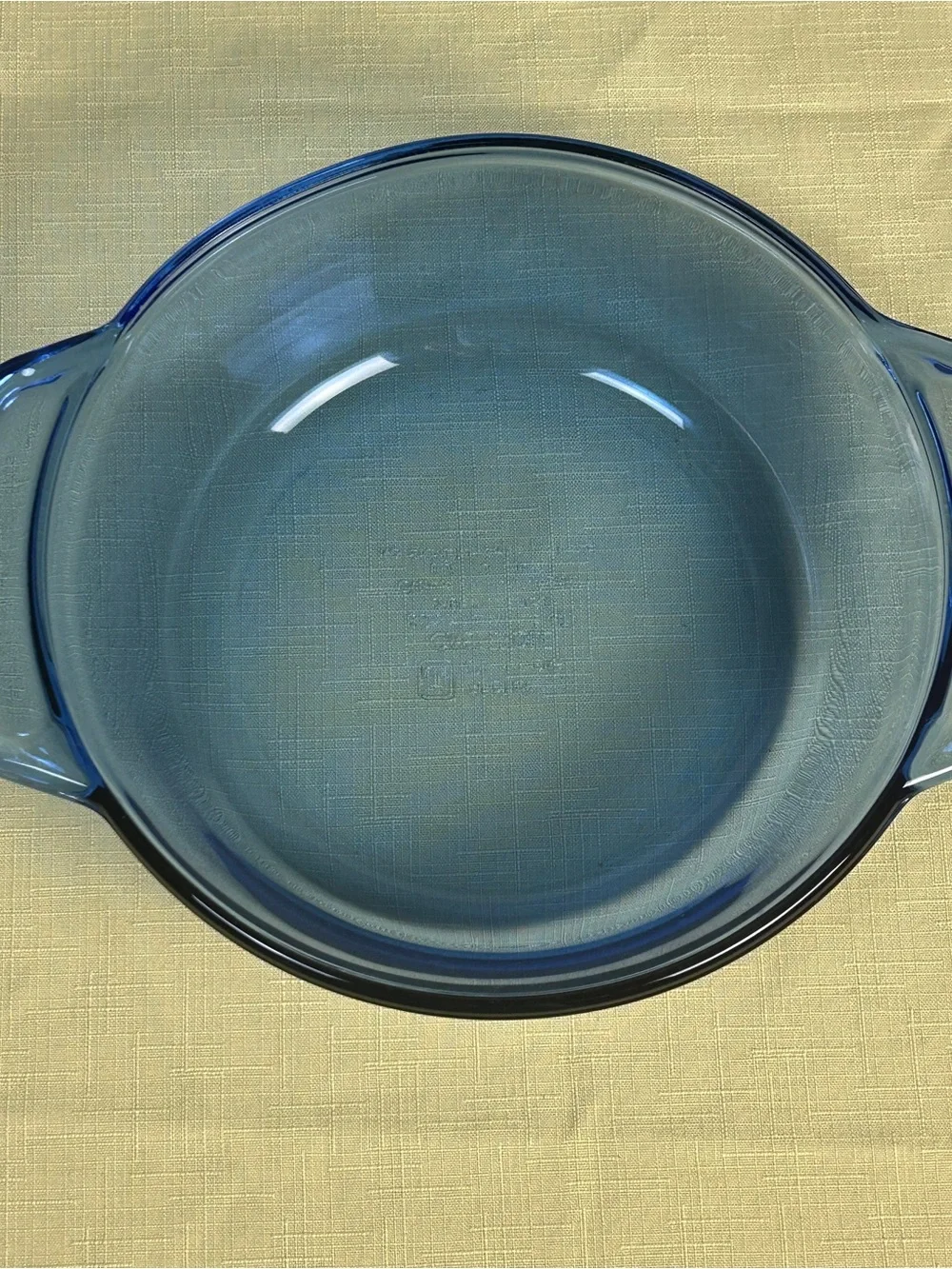 Anchor Hocking Cobalt Blue Glass 1.5Qt Covered 8.25 Round Handled Casserole Dish